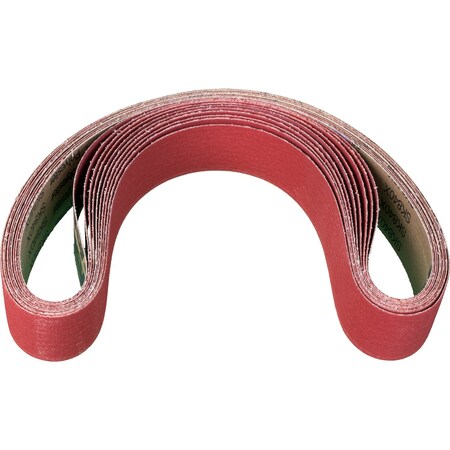 Pferd Tools Coated Belt, Co-Cool, 2"x48", 80 Grit, 2" W, 48" L, Coated, Ceramic Oxide, 80 Grit 49591